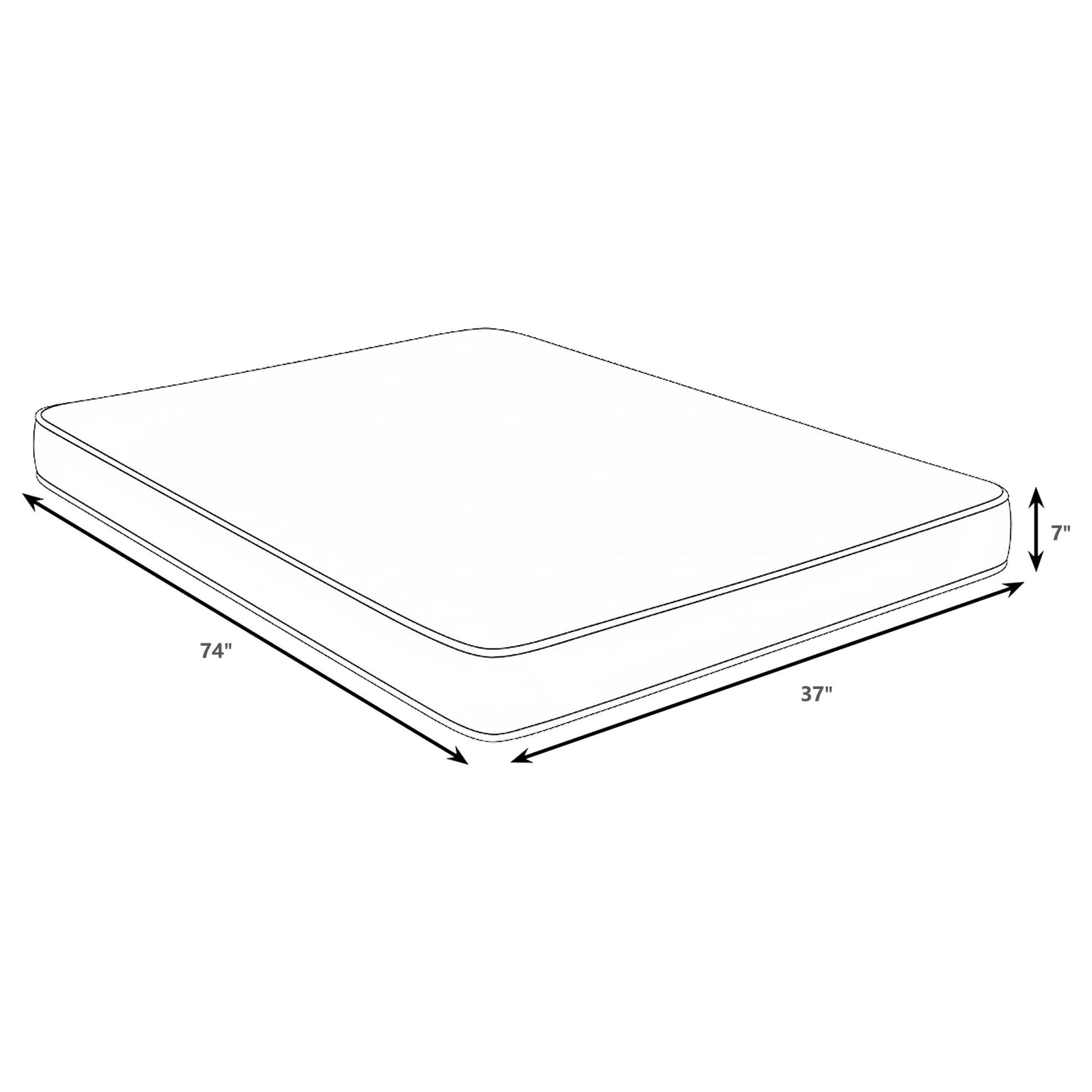 Cienaga - Twin Mattress With Firm Support - White