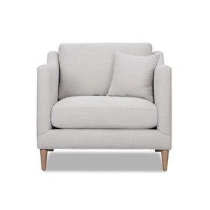 Chair With High Track Arms - Beige