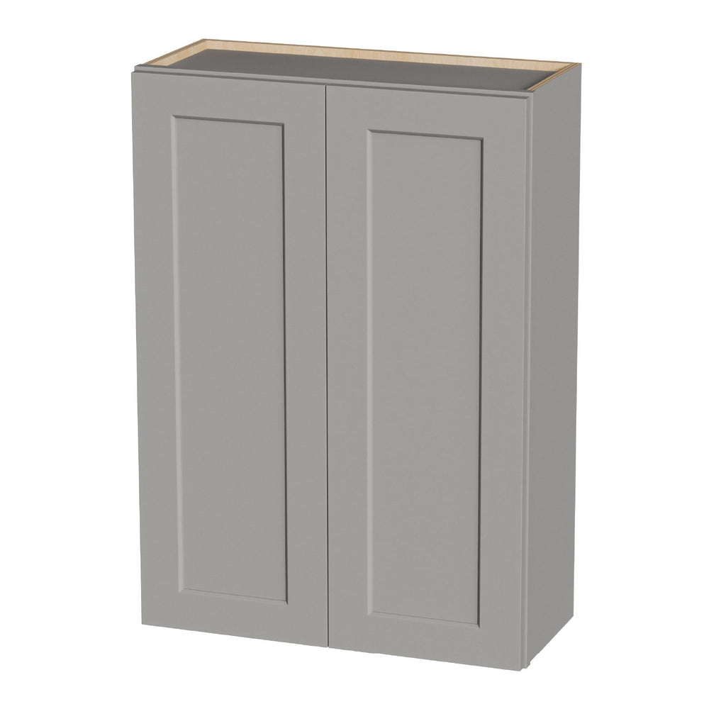 Shaker Wall Cabinet With Soft Close Hinges, Adjustable Shelves, Double Door