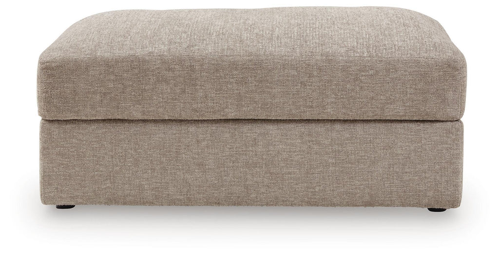 Nexora-Court - Oversized Accent Ottoman - Burlap