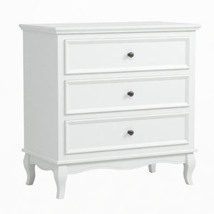 3 Drawer Dresser - White