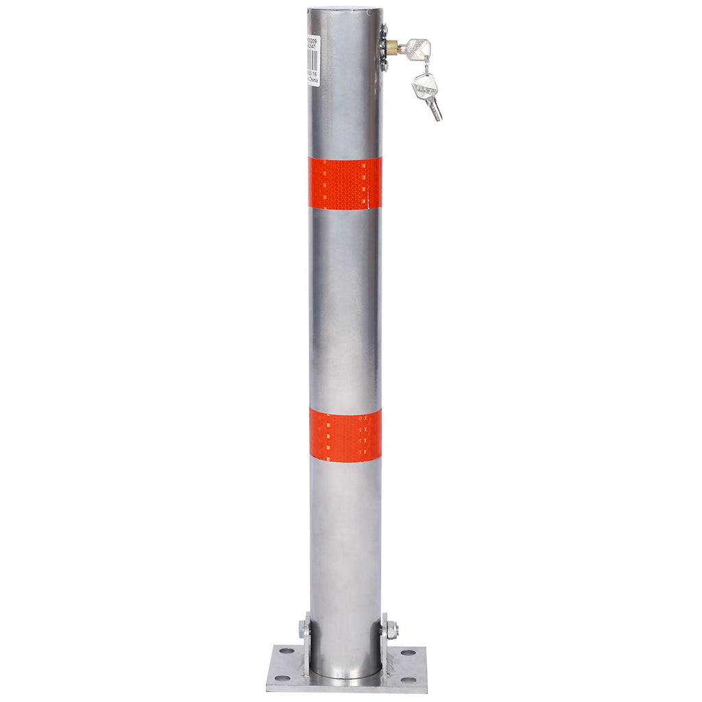 Parking Bollard Pole Barrier With Lock For Car Parking Protection