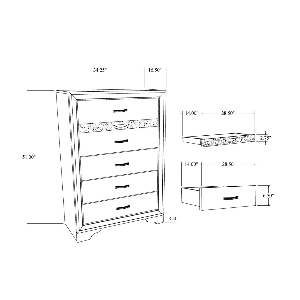 Ryder - Sparkle Chest - Gray