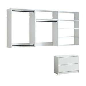 Devi - Wall Mounted Wood Closet System & Modular Units