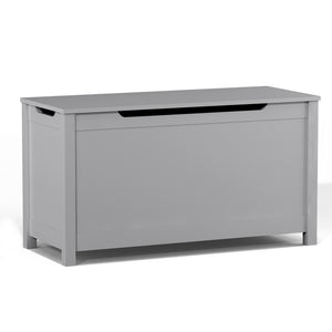 Toy Box Storage With Safety Hinged Lid