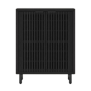 6 Tier Shoe Cabinet With Louvered Doors
