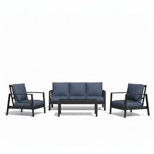 Modern 5 Seat Outdoor Patio Furniture Set With Coffee Table