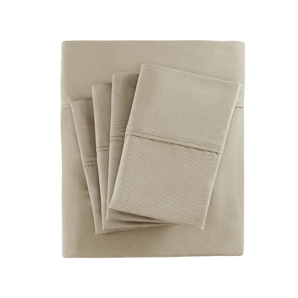 Queen 800 Thread Count Sheet Set - Khaki