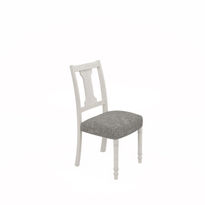 Tannen - Dining Side Chair (Set of 2) - White And Gray