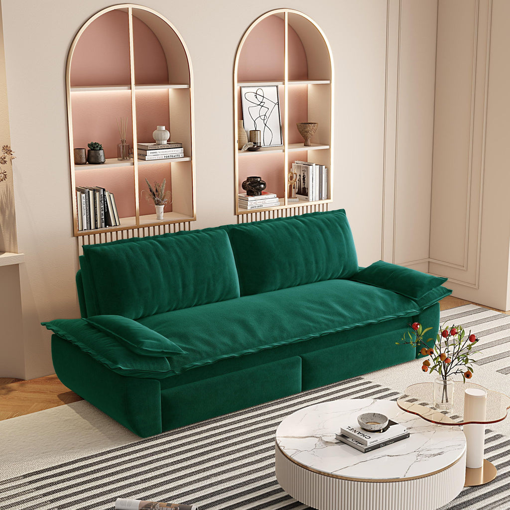 Pull Out 3-In-1 Convertible Sleeper Sofa