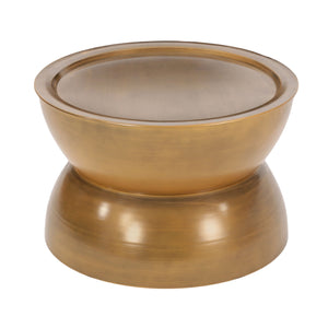 Sparling - Modern Iron Hourglass Coffee Table