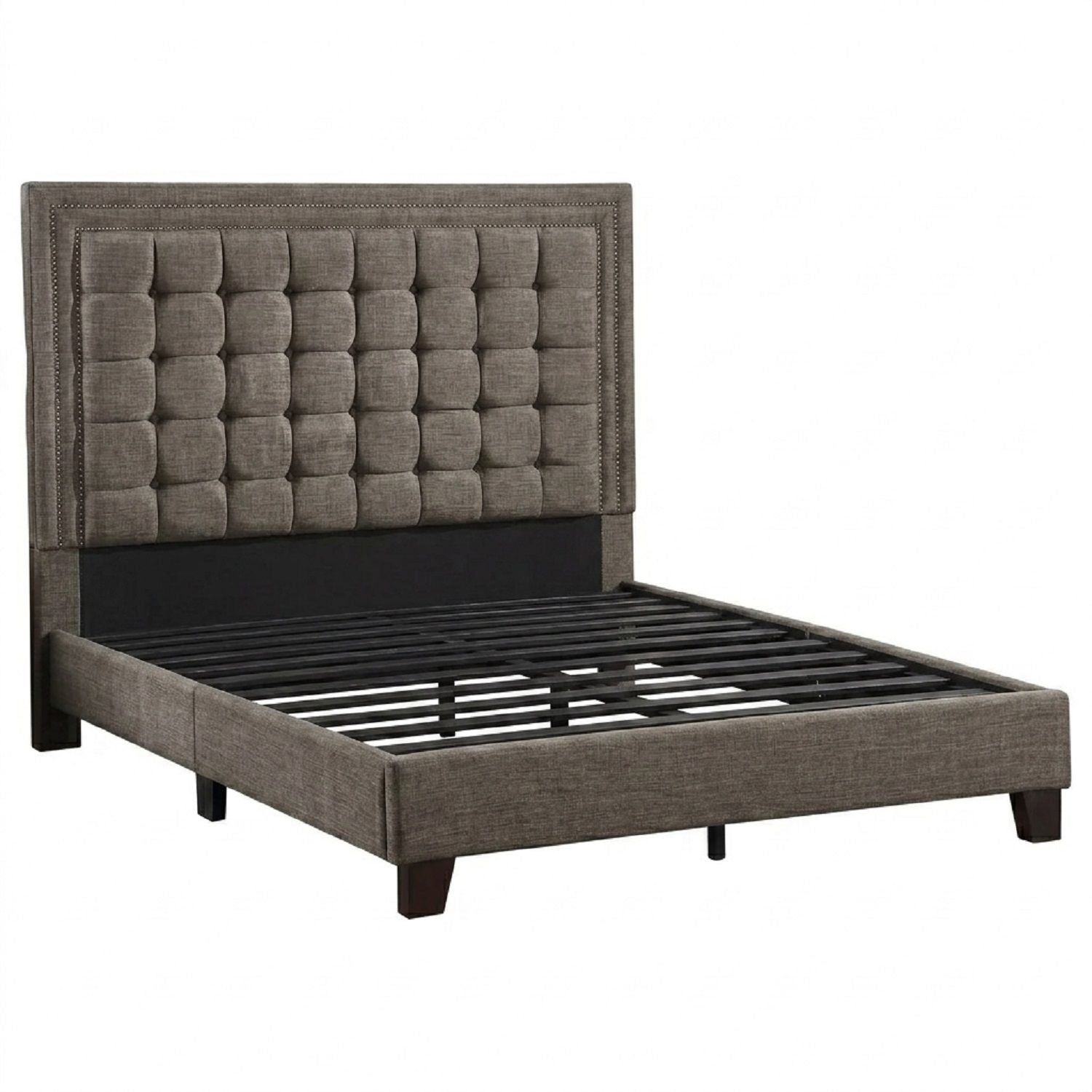 Upholstered Bed Tufted Headboard