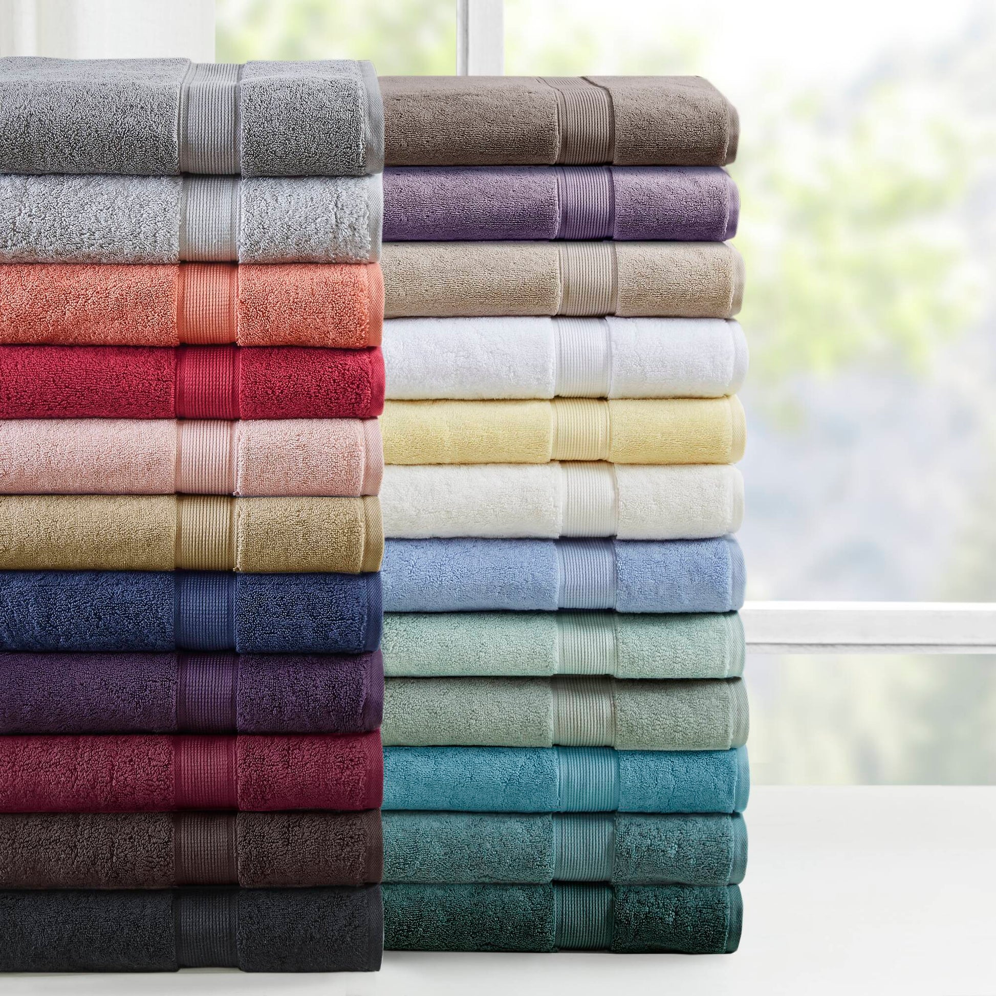 800GSM - 8 Piece Antimicrobial Towel Set - Seafoam