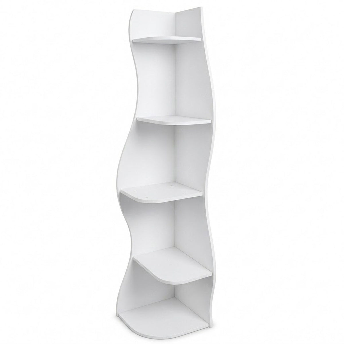 5 Tier S - Shaped Corner Shelf For Living Room