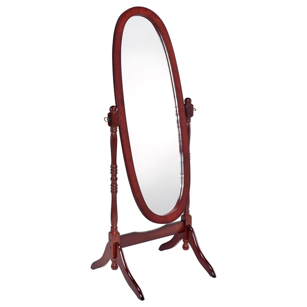 Dunne - Cheval Mirror With Oval Frame