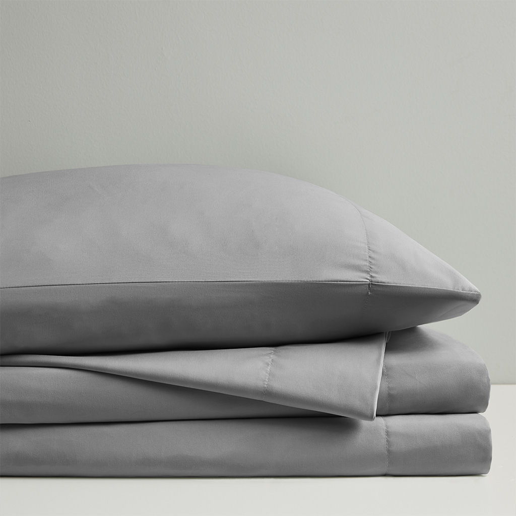 Queen Smart Cool Microfiber Sheet Set - Gray