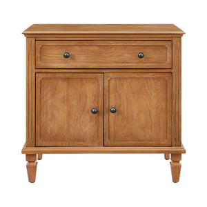 Nightstand With Charging Station Bedside Table With Drawer And Double Door Storage