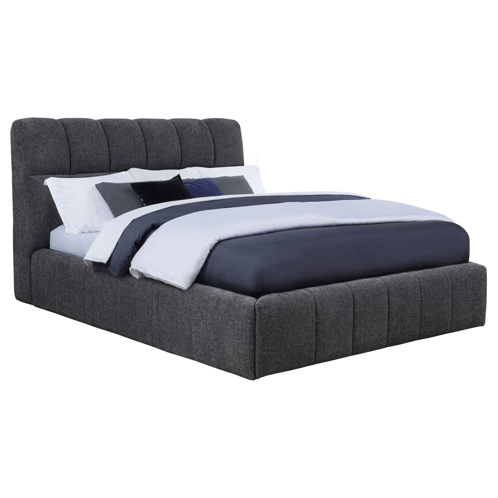 Branson - Platform Bed With Tufted Headboard