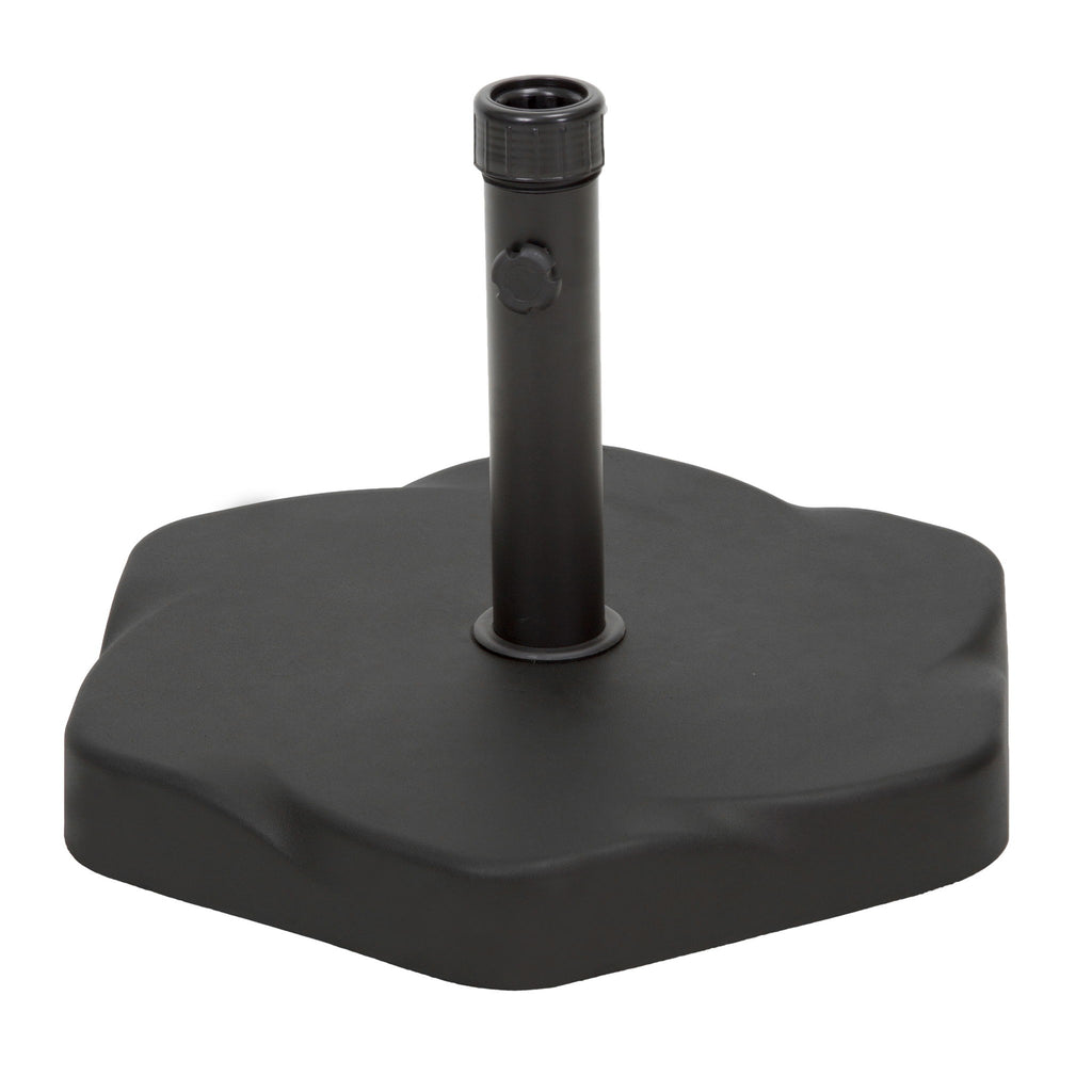 Umbrella Base With Hexagonal Shape - Black