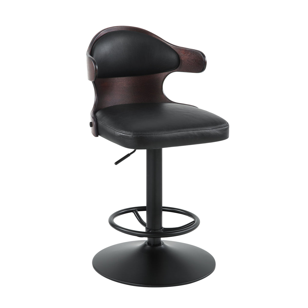 Saby - Adjustable Stool With Swivel - Charcoal