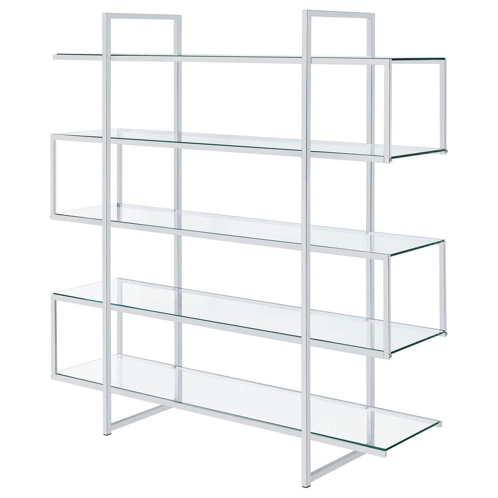 Harison - 5 Shelf Bookshelf - Clear