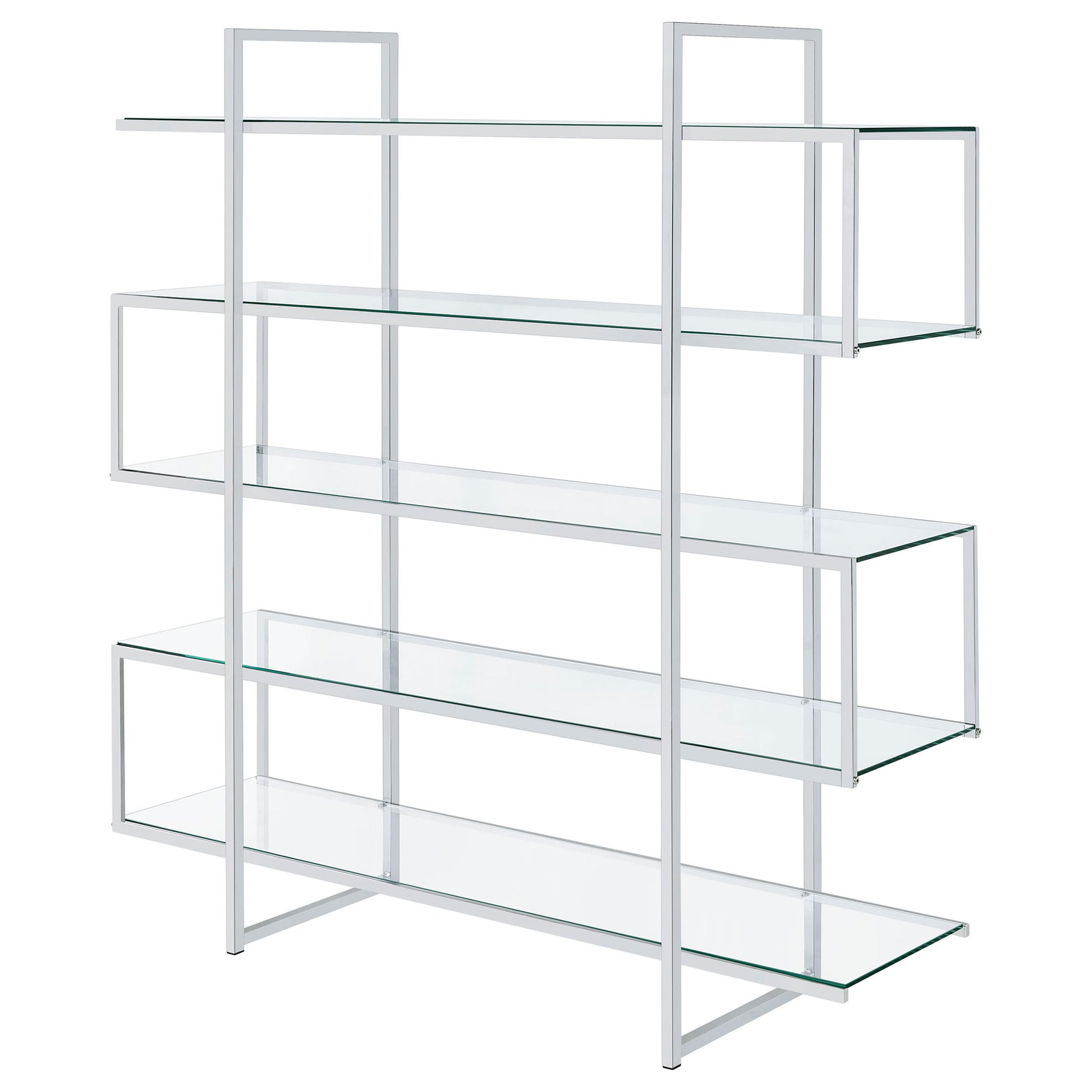 Harison - 5 Shelf Bookshelf - Clear
