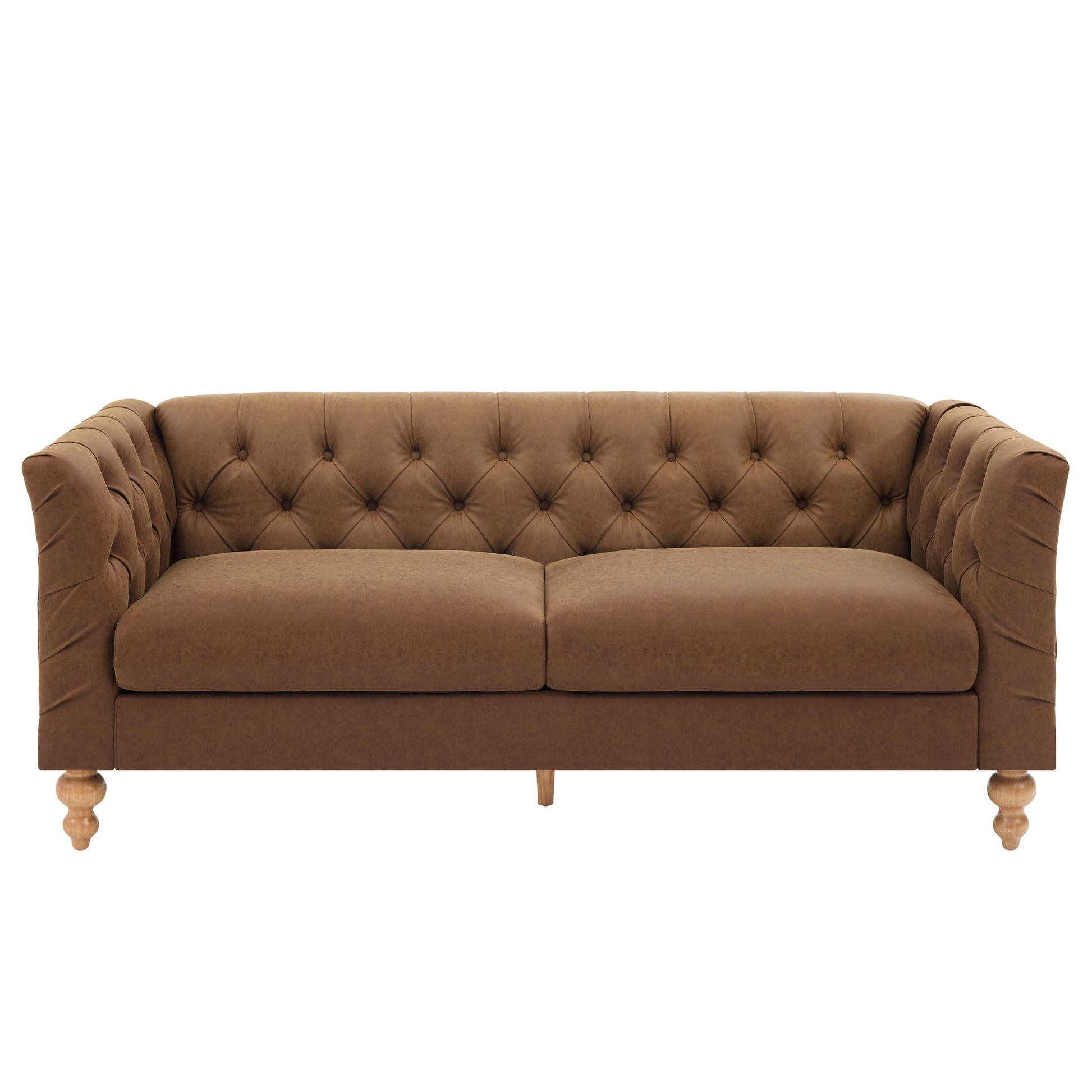 Chesterfield Sofa With Flared Arms For Living Room