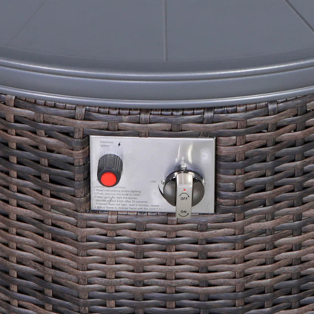 Outdoor Fire Pit Table With Lid