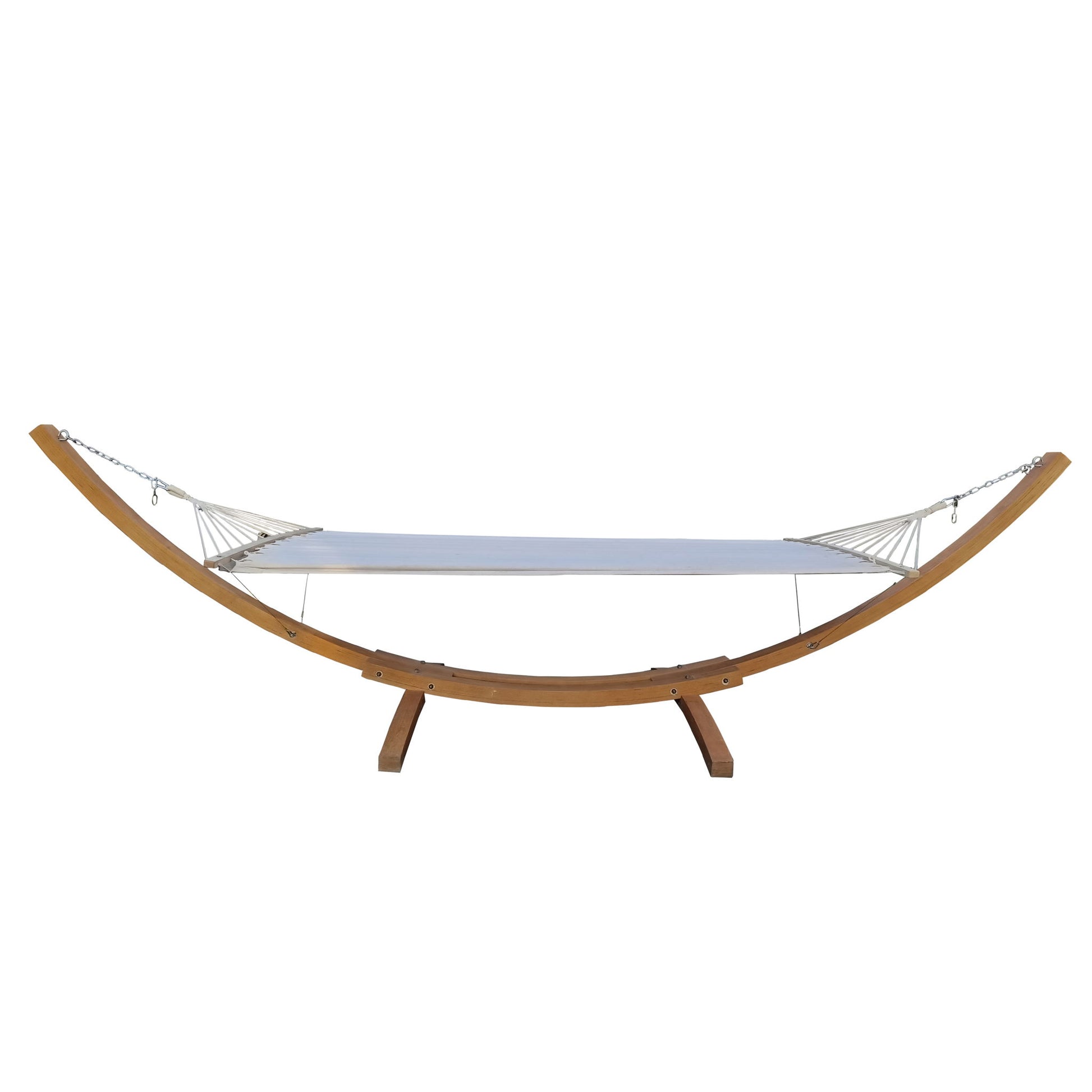 Person Hammock With Stand Set For Indoor Outdoor Standalone - Beige