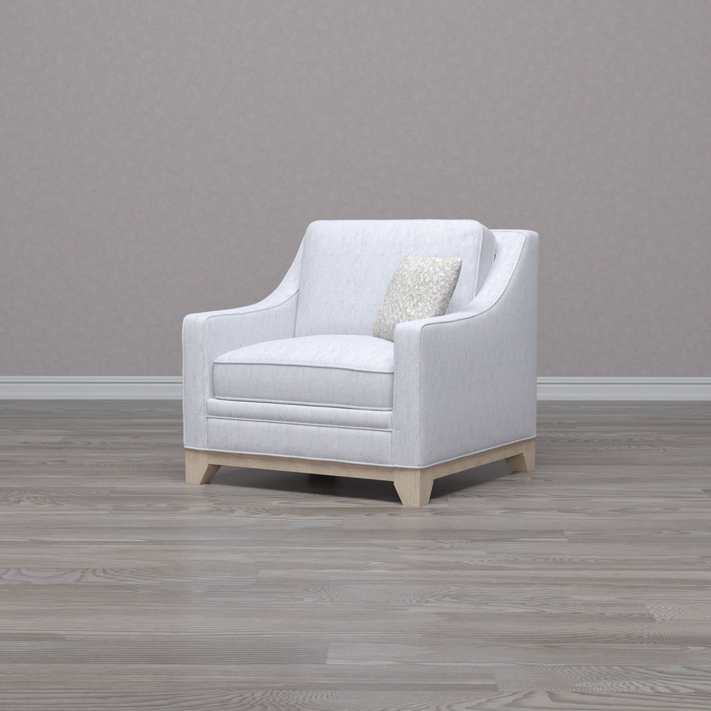 Lounge Chair With Casual Accent - Gray