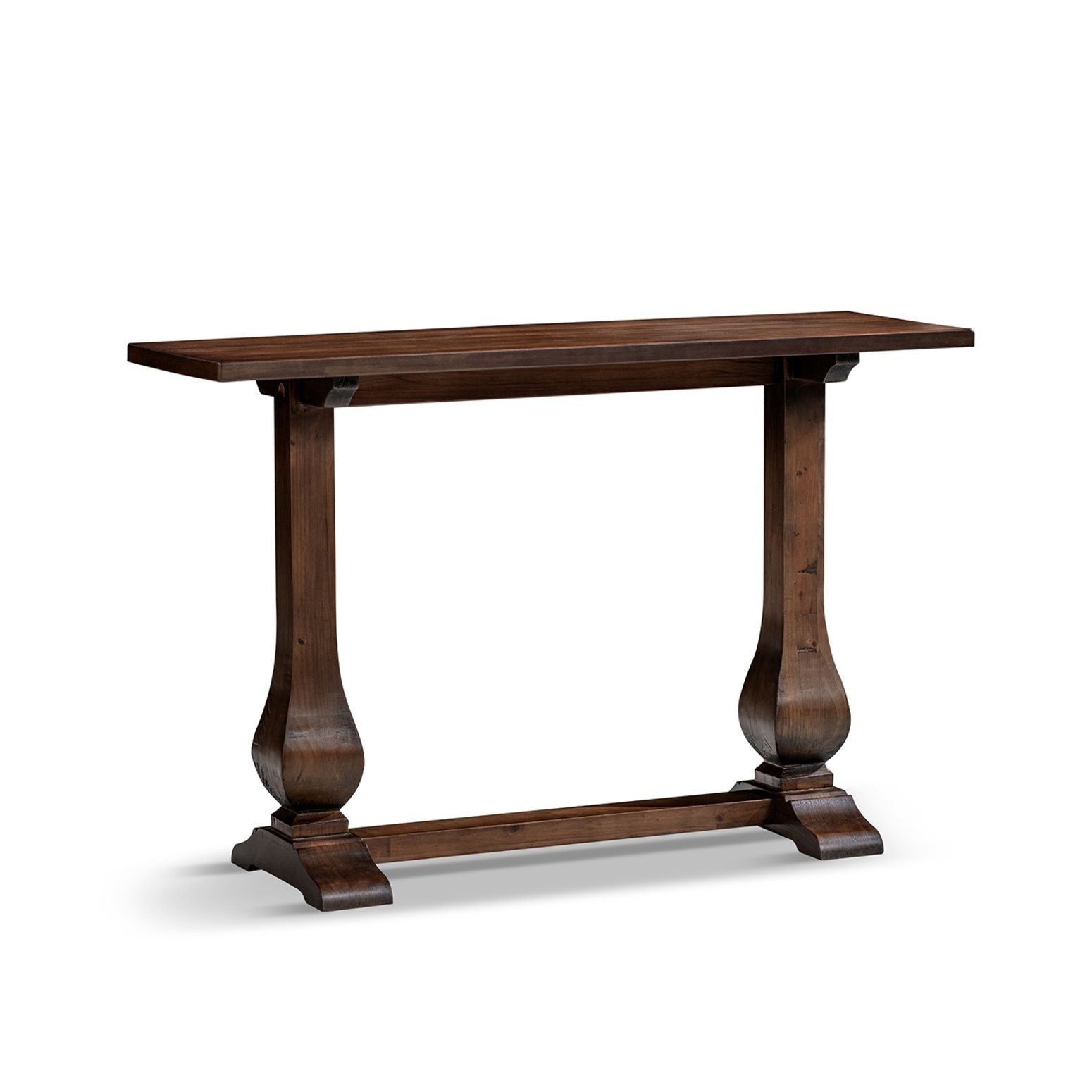 Whitmore - Trestle Console Table - Dark Brown