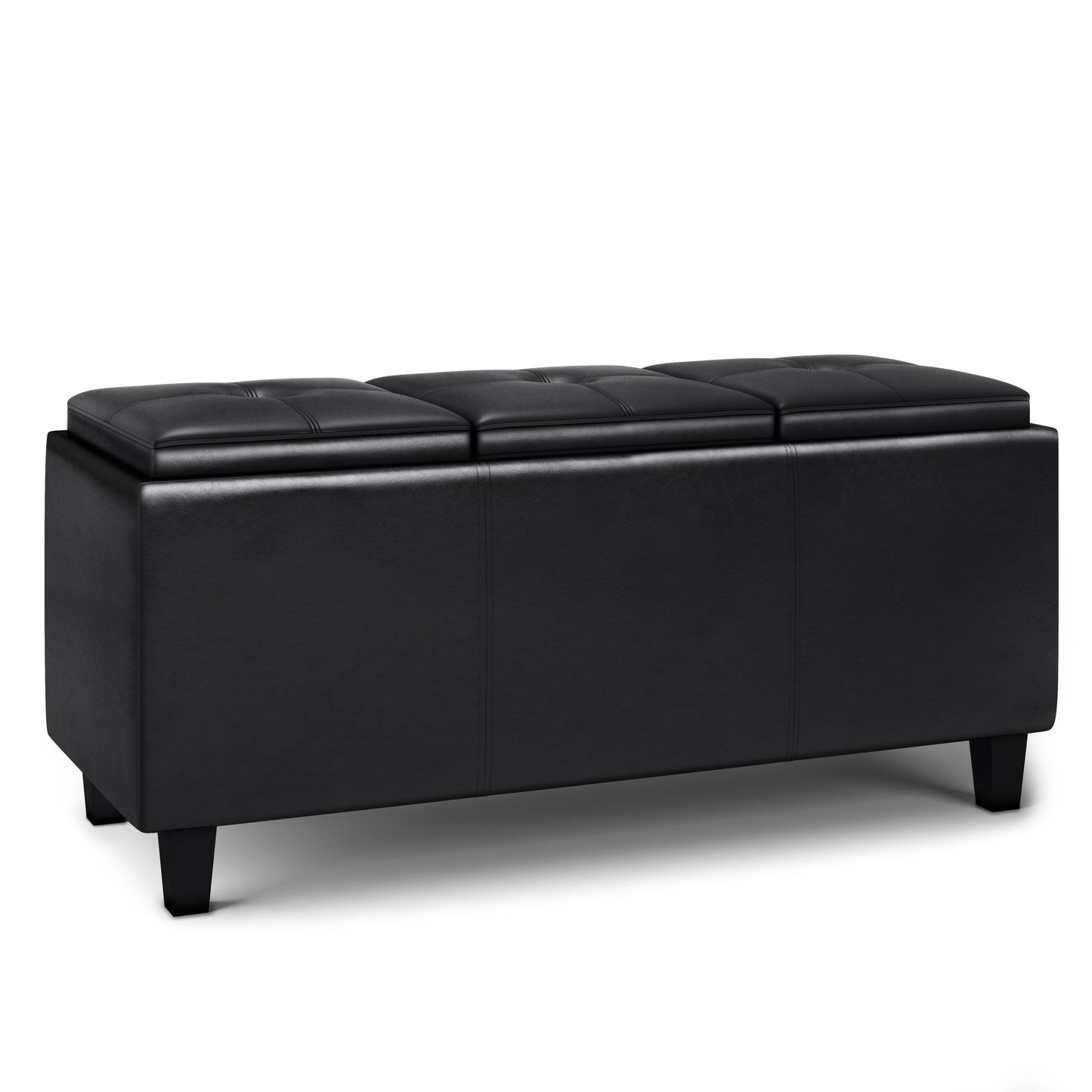 Avalon - Tray Storage Ottoman with Lift Up Lids