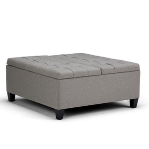 Harrison - Coffee Table Storage Ottoman - Gray