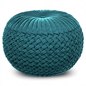 Grafton - Handcrafted Round Pouf