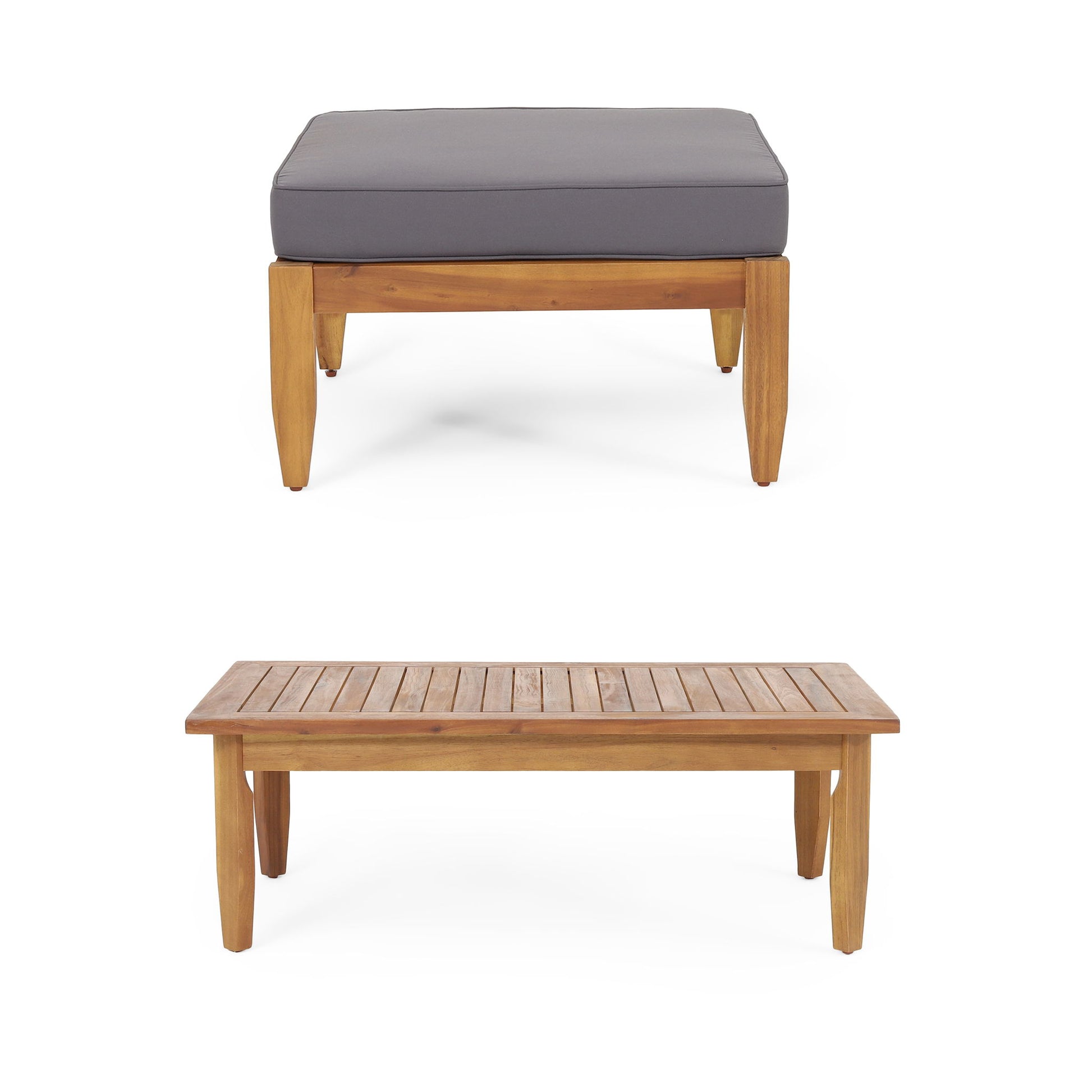 Urbanek - Acacia Wood Outdoor Conversation Set - Teak