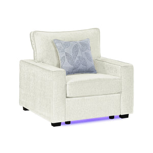 Rita - Accent Chair With LED Underlighting