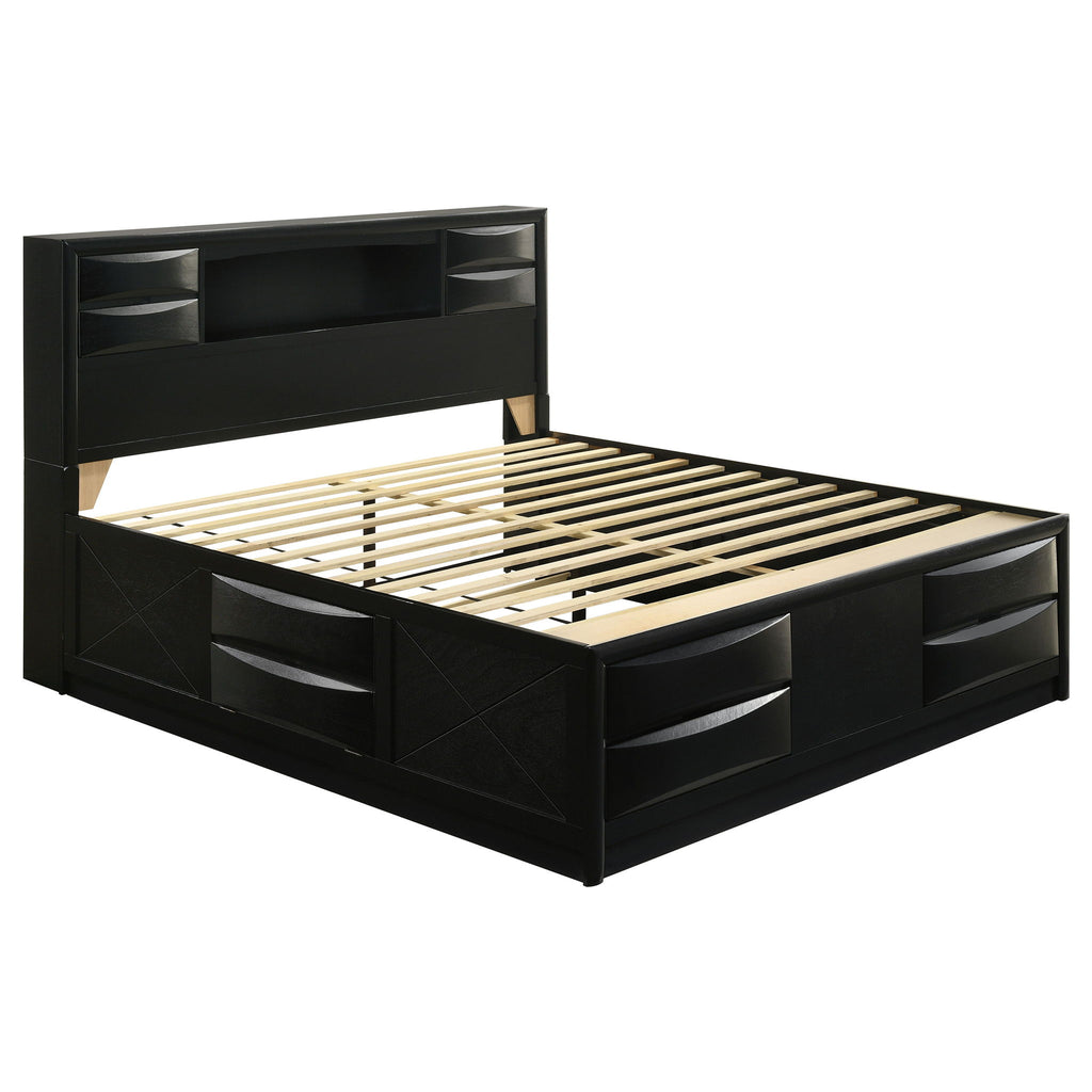 Palamino - 5 Piece Eastern King Bedroom Set - Black