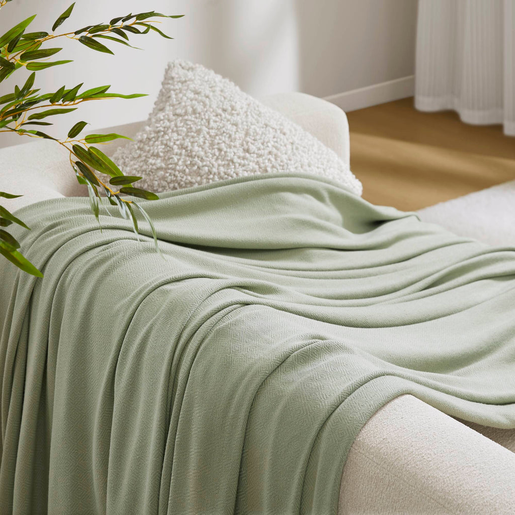 Bamboo Cotton - Full/Queen Rayon From Blanket - Sage Green