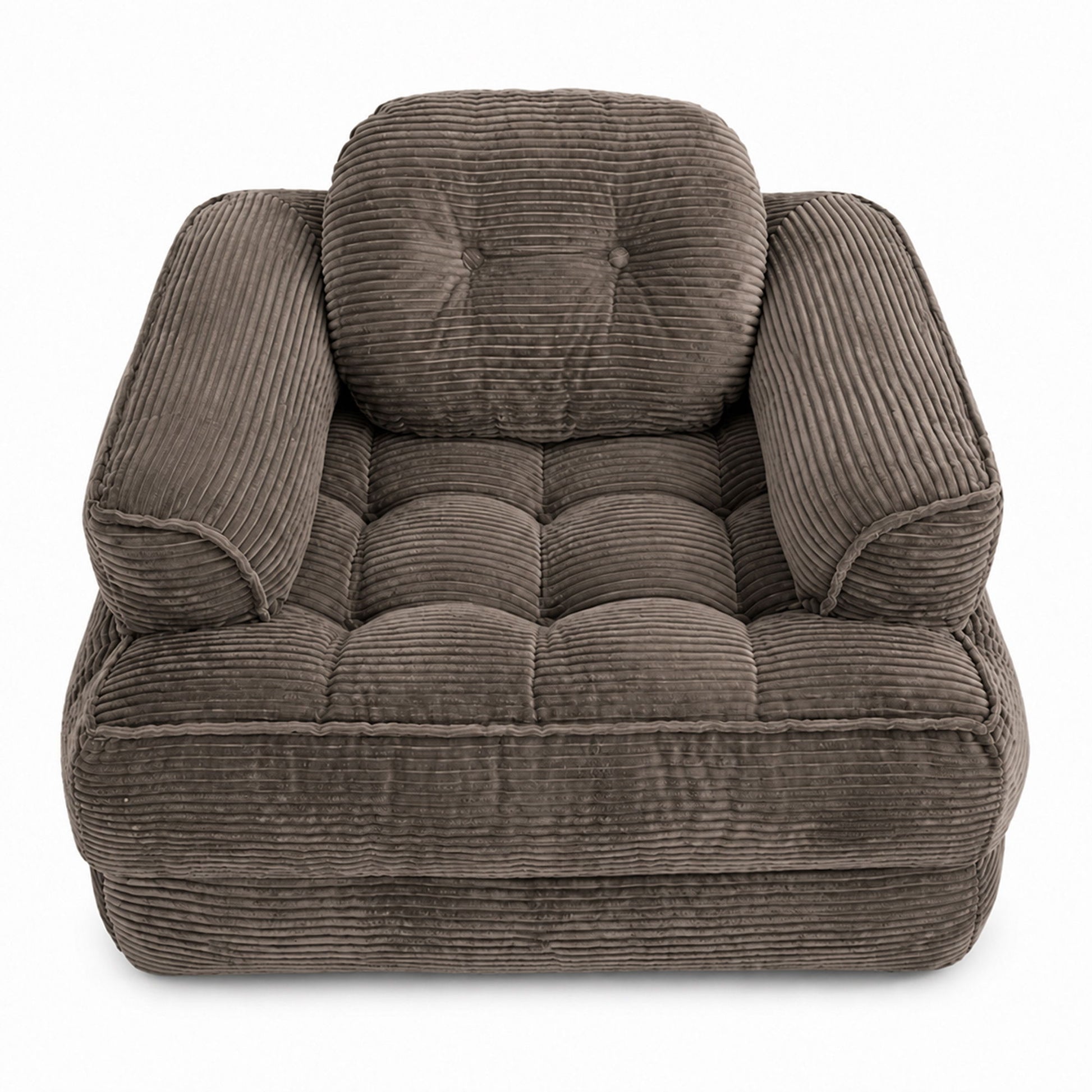 Convertible 2 In 1 Armrest Sofa For Bedroom