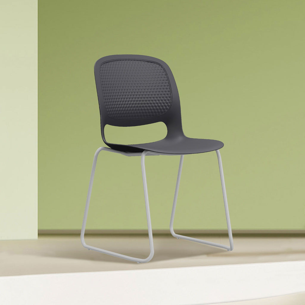 Stacking Chairs (Set of 4) - Black