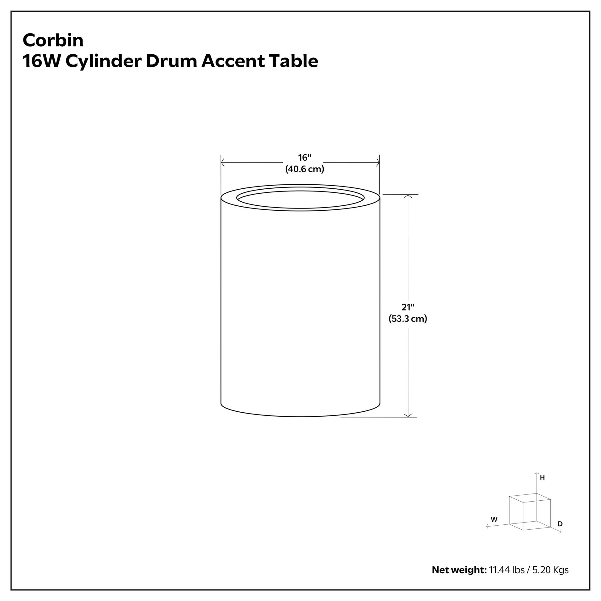 Corbin - Side Table - Antique Gold