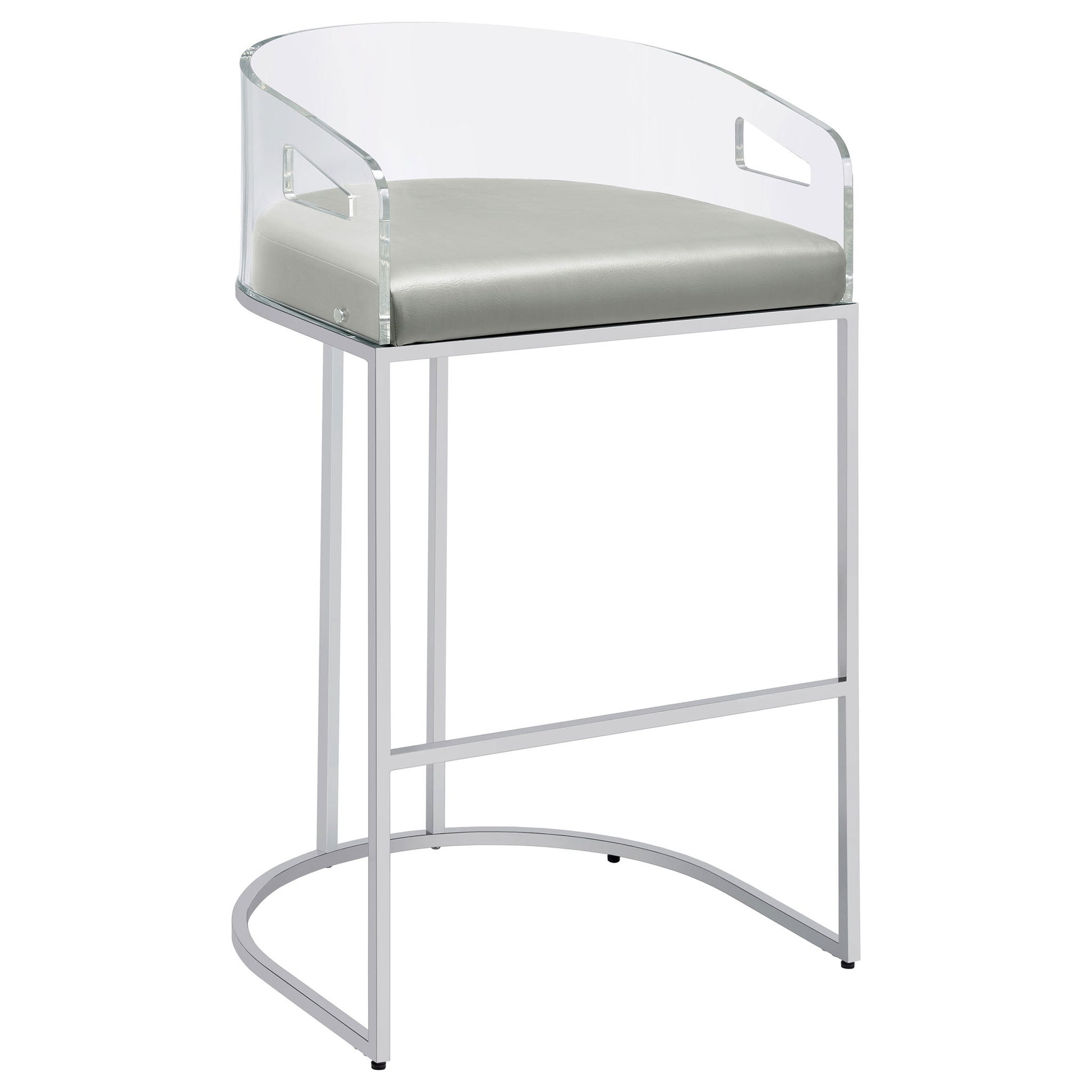 Mello - Upholstered Bar Chair (Set of 2) - Gray