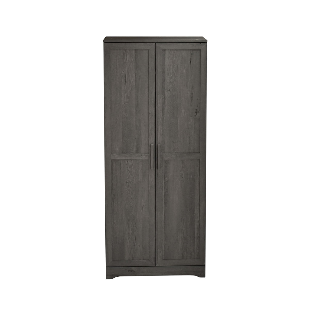 Danbury - Wood Wardrobe - Gray