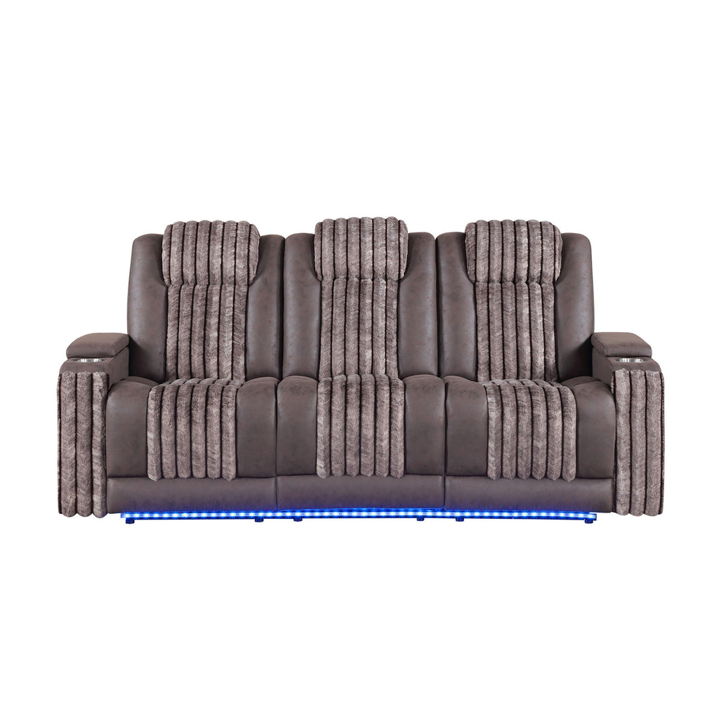 Duran - Power Reclining Sofa With Power Headrest