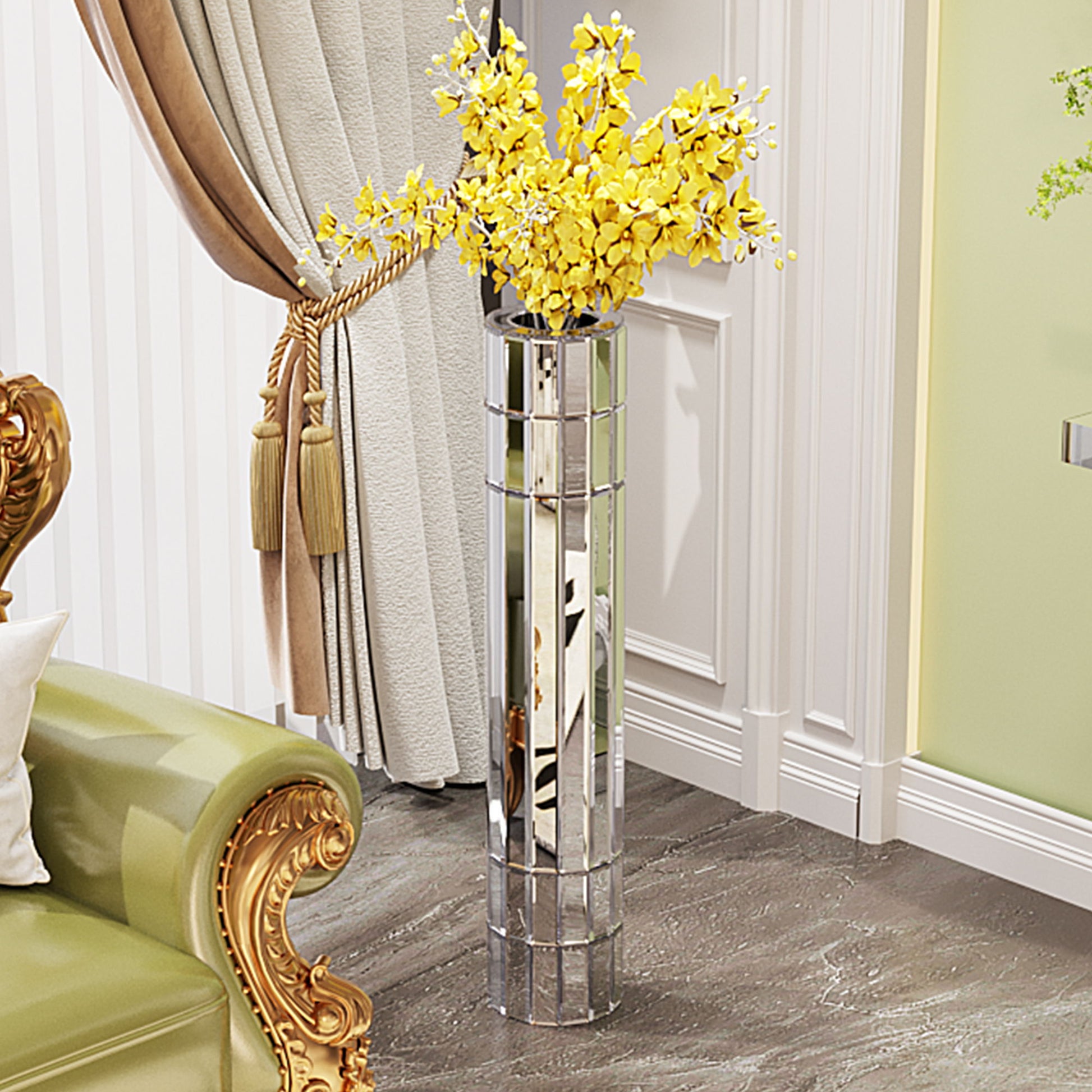 Round Floor Vase For Home & Office Decor