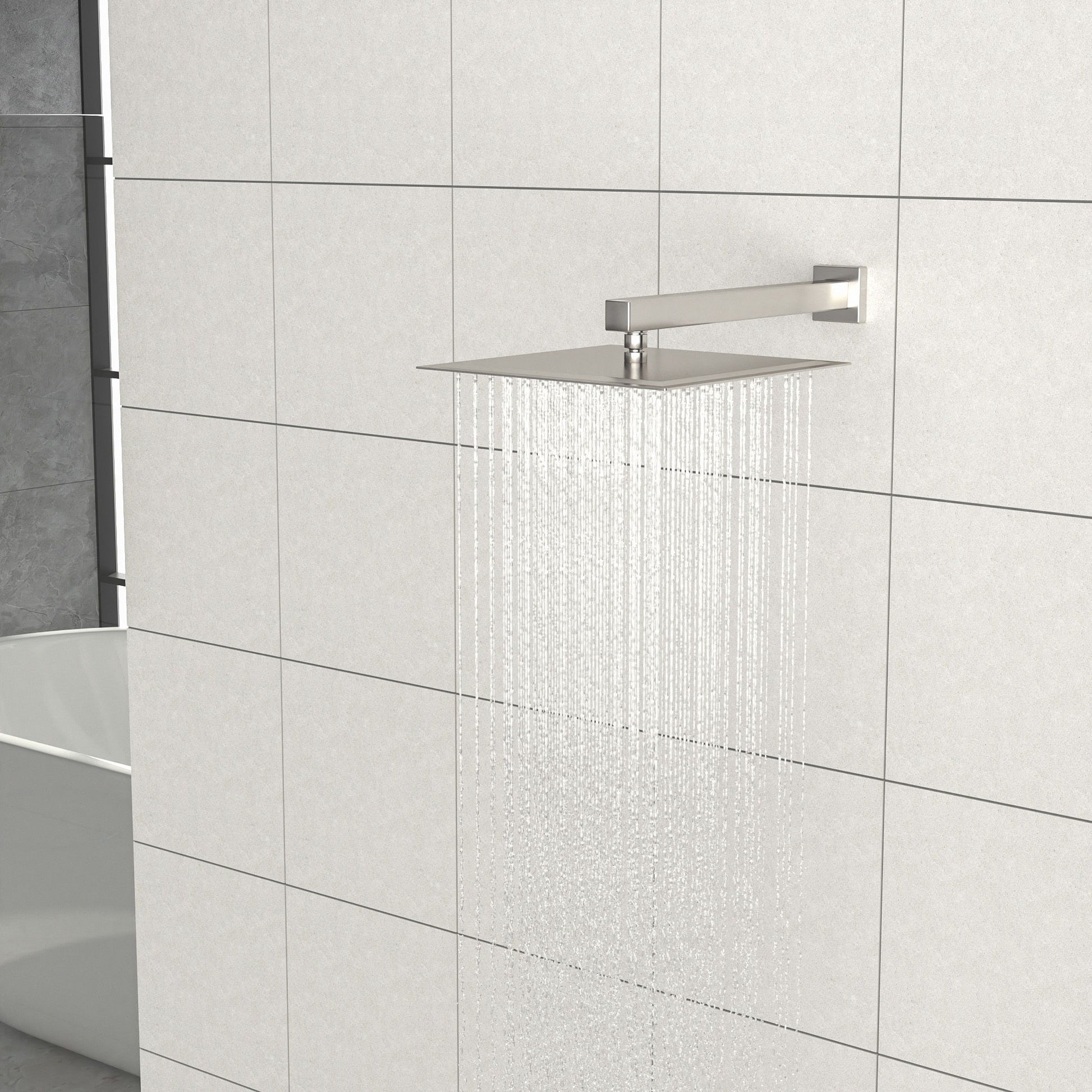 Wall Mounted Shower Arm With Flange