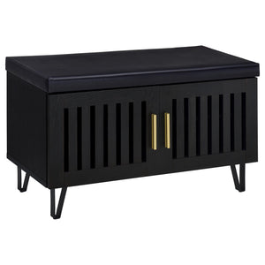 Clackamas - 2 Door Storage Bench With Padded Seat