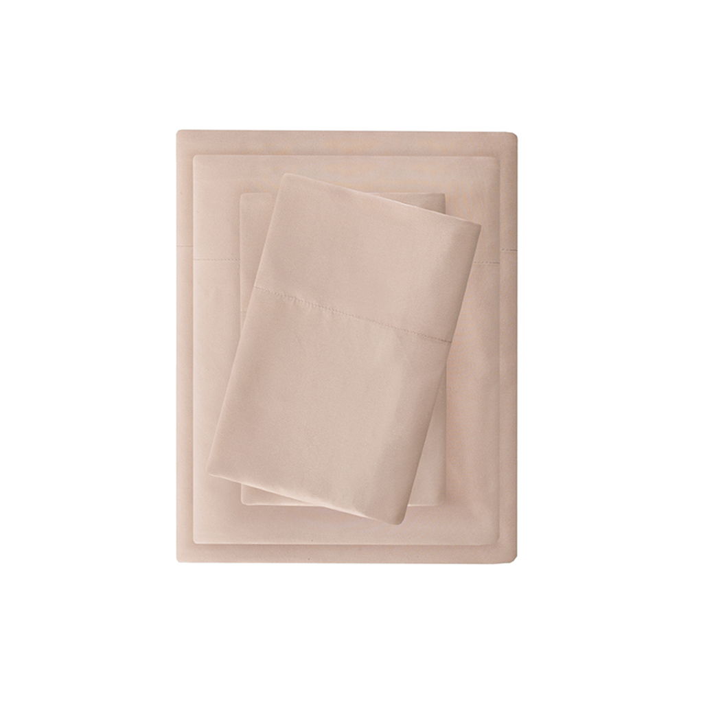 Twin All Season Moisture Wicking Lightweight Sheet Set - Blush