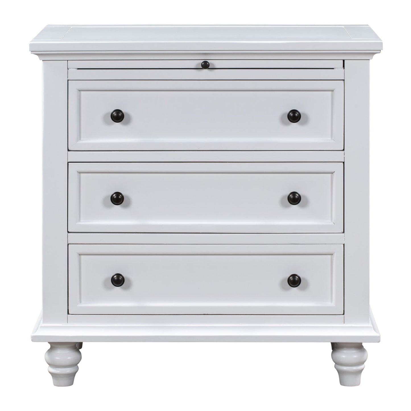 Bedroom - 3 Drawer Storage Nightstand