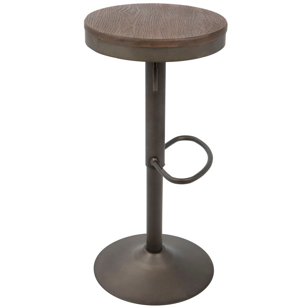 Dakota - Industrial Design Adjustable Barstool (Set of 2)